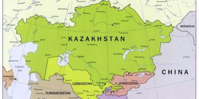 उज़्बेकिस्तान रूस के नक्शे